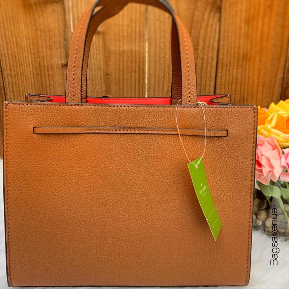 Kate spade Hayes Small Satchel leather ginger red - Picture 4 of 8